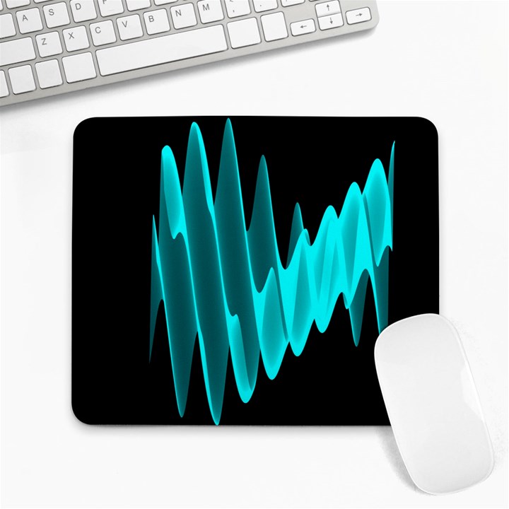 Wave Pattern Vector Design Large Mousepads