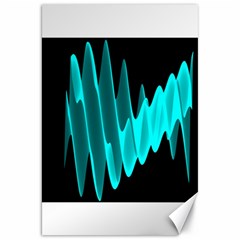 Wave Pattern Vector Design Canvas 20  x 30  