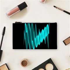 Wave Pattern Vector Design Cosmetic Bag (Small) 