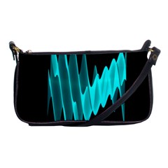 Wave Pattern Vector Design Shoulder Clutch Bags by Nexatart