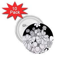 Mandala Calming Coloring Page 1 75  Buttons (10 Pack) by Nexatart