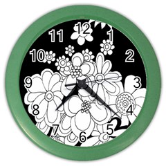 Mandala Calming Coloring Page Color Wall Clocks by Nexatart