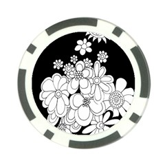 Mandala Calming Coloring Page Poker Chip Card Guard by Nexatart