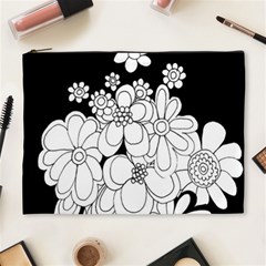 Mandala Calming Coloring Page Cosmetic Bag (xl) by Nexatart