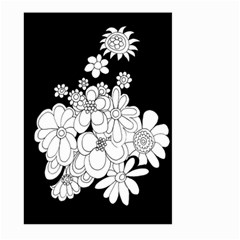 Mandala Calming Coloring Page Large Garden Flag (two Sides) by Nexatart