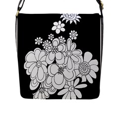 Mandala Calming Coloring Page Flap Messenger Bag (l)  by Nexatart