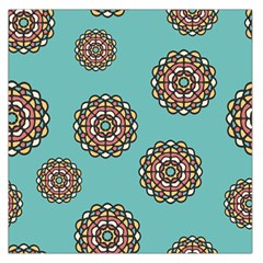 Circle Vector Background Abstract Large Satin Scarf (square) by Nexatart