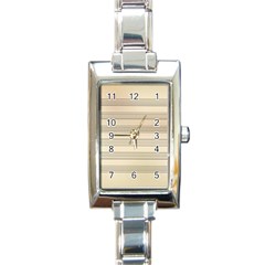 Notenblatt Paper Music Old Yellow Rectangle Italian Charm Watch by Nexatart