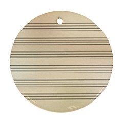 Notenblatt Paper Music Old Yellow Ornament (round) by Nexatart