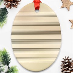 Notenblatt Paper Music Old Yellow Ornament (oval) by Nexatart