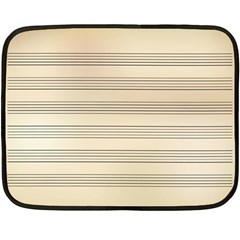 Notenblatt Paper Music Old Yellow Fleece Blanket (mini) by Nexatart