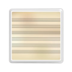 Notenblatt Paper Music Old Yellow Memory Card Reader (square)  by Nexatart