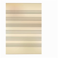 Notenblatt Paper Music Old Yellow Large Garden Flag (two Sides) by Nexatart