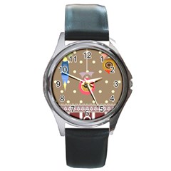 Art Background Background Vector Round Metal Watch by Nexatart