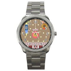 Art Background Background Vector Sport Metal Watch by Nexatart