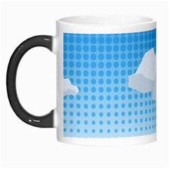 Grid Sky Course Texture Sun Morph Mugs by Nexatart