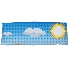 Grid Sky Course Texture Sun Body Pillow Case (dakimakura) by Nexatart