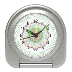 Flower Abstract Floral Travel Alarm Clocks by Nexatart