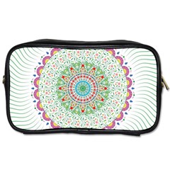 Flower Abstract Floral Toiletries Bags by Nexatart