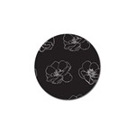 Rose Wild Seamless Pattern Flower Golf Ball Marker (10 pack) Front