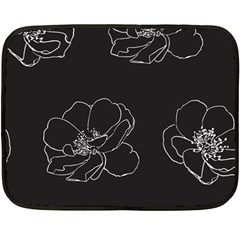 Rose Wild Seamless Pattern Flower Fleece Blanket (mini) by Nexatart