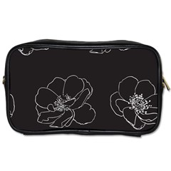 Rose Wild Seamless Pattern Flower Toiletries Bags 2-side