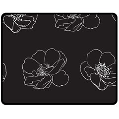 Rose Wild Seamless Pattern Flower Double Sided Fleece Blanket (medium)  by Nexatart