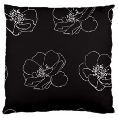 Rose Wild Seamless Pattern Flower Standard Flano Cushion Case (one Side) by Nexatart