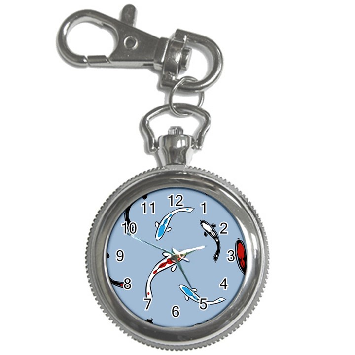 Koi Carp East Vector Seamless Key Chain Watches