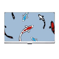 Koi Carp East Vector Seamless Business Card Holders by Nexatart