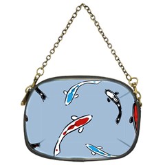 Koi Carp East Vector Seamless Chain Purses (one Side)  by Nexatart