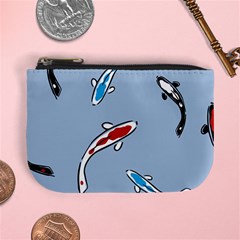 Koi Carp East Vector Seamless Mini Coin Purses by Nexatart