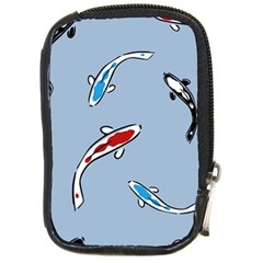 Koi Carp East Vector Seamless Compact Camera Cases by Nexatart