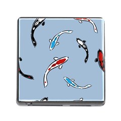 Koi Carp East Vector Seamless Memory Card Reader (square) by Nexatart