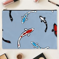 Koi Carp East Vector Seamless Cosmetic Bag (xxxl)  by Nexatart