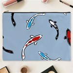 Koi Carp East Vector Seamless Cosmetic Bag (XXXL)  Front