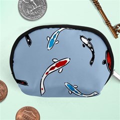 Koi Carp East Vector Seamless Accessory Pouches (medium)  by Nexatart