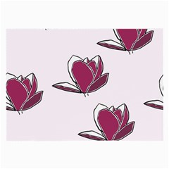 Magnolia Seamless Pattern Flower Large Glasses Cloth by Nexatart