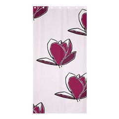 Magnolia Seamless Pattern Flower Shower Curtain 36  X 72  (stall)  by Nexatart