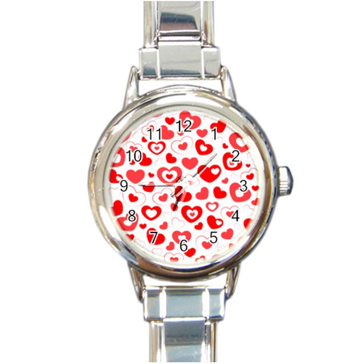 Cards Ornament Design Element Gala Round Italian Charm Watch