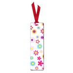 Floral Flowers Background Pattern Small Book Marks Front