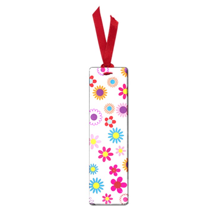 Floral Flowers Background Pattern Small Book Marks