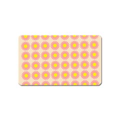 Pattern Flower Background Wallpaper Magnet (name Card) by Nexatart