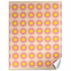 Pattern Flower Background Wallpaper Canvas 12  X 16   by Nexatart