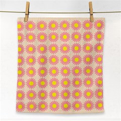 Pattern Flower Background Wallpaper Face Towel by Nexatart