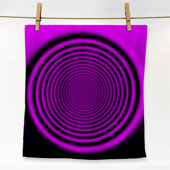 Background Coloring Circle Colors Face Towel