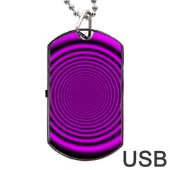 Background Coloring Circle Colors Dog Tag USB Flash (Two Sides)