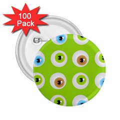 Eyes Background Structure Endless 2 25  Buttons (100 Pack)  by Nexatart