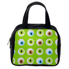 Eyes Background Structure Endless Classic Handbags (one Side)