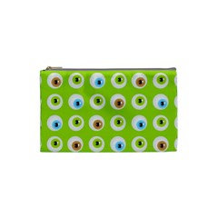 Eyes Background Structure Endless Cosmetic Bag (small)  by Nexatart